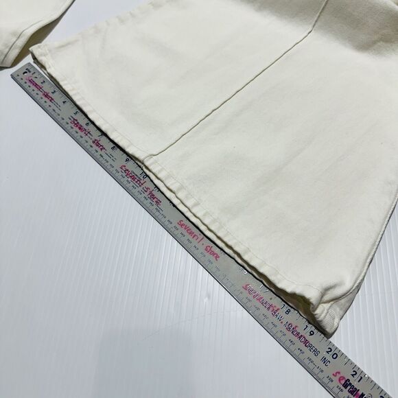 FRAME The Extreme Trouser Women's 26 Natural Clean Denim Flare Leg Jeans NWT - Picture 5 of 11